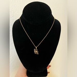Saint Laurent LOVE pendant necklace